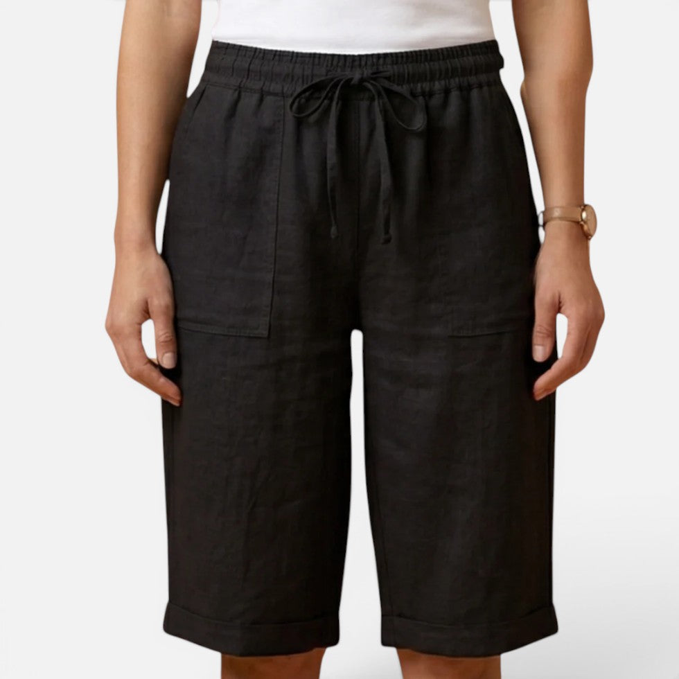 Shorts Locker Geschnitten Mit Taschen Tunnelzug Bund
