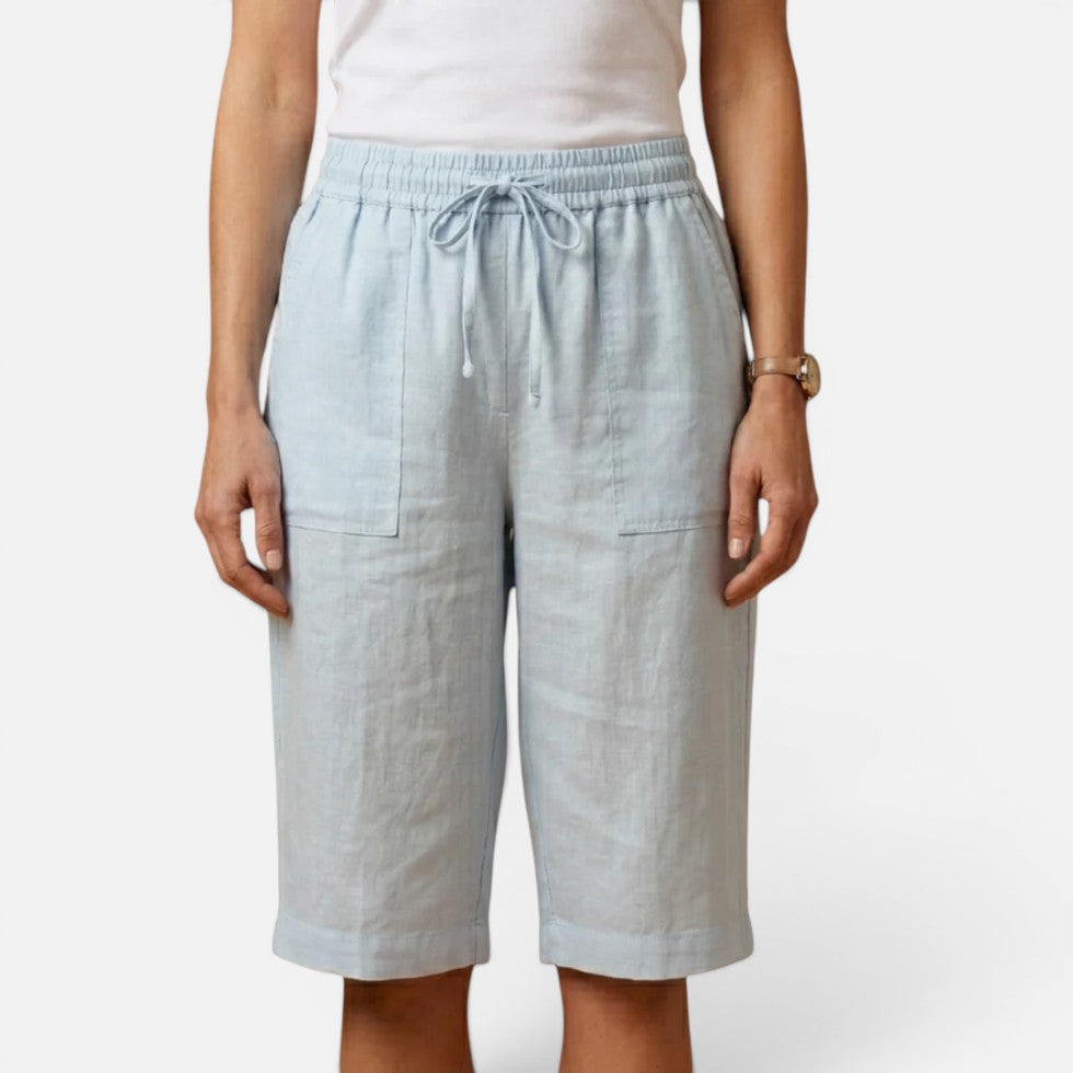 Shorts Locker Geschnitten Mit Taschen Tunnelzug Bund