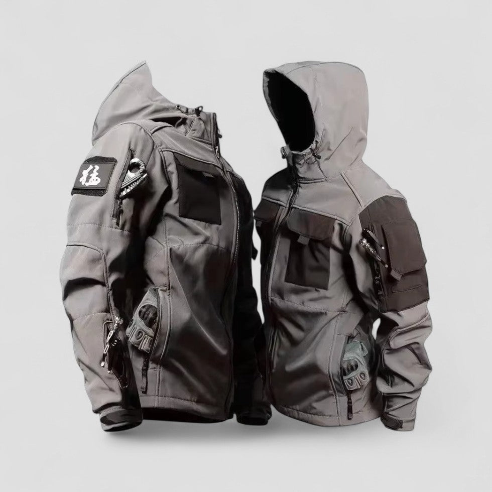 Taktische Softshelljacke mit Kapuze für Herren