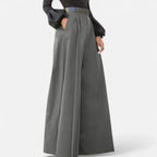 Weit geschnittene High Waist Hose für Damen