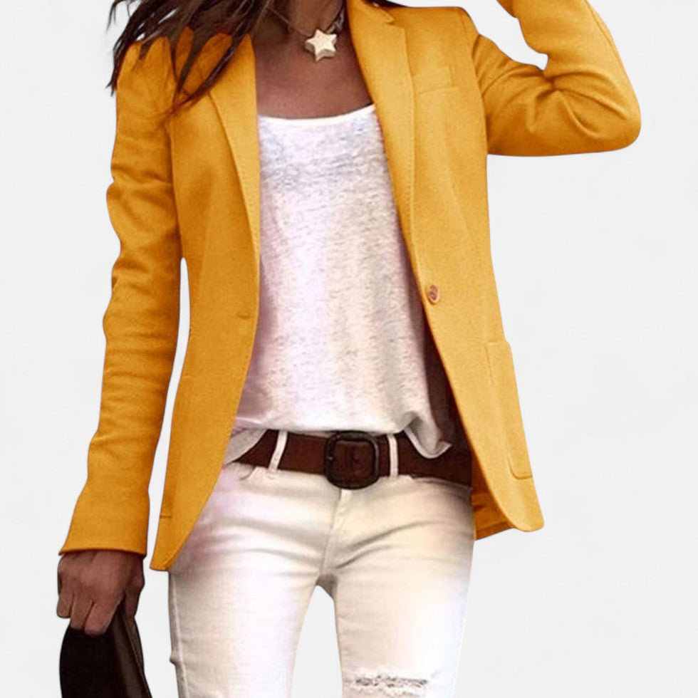 Eleganter Blazer mit Ein-Knopf-Verschluss