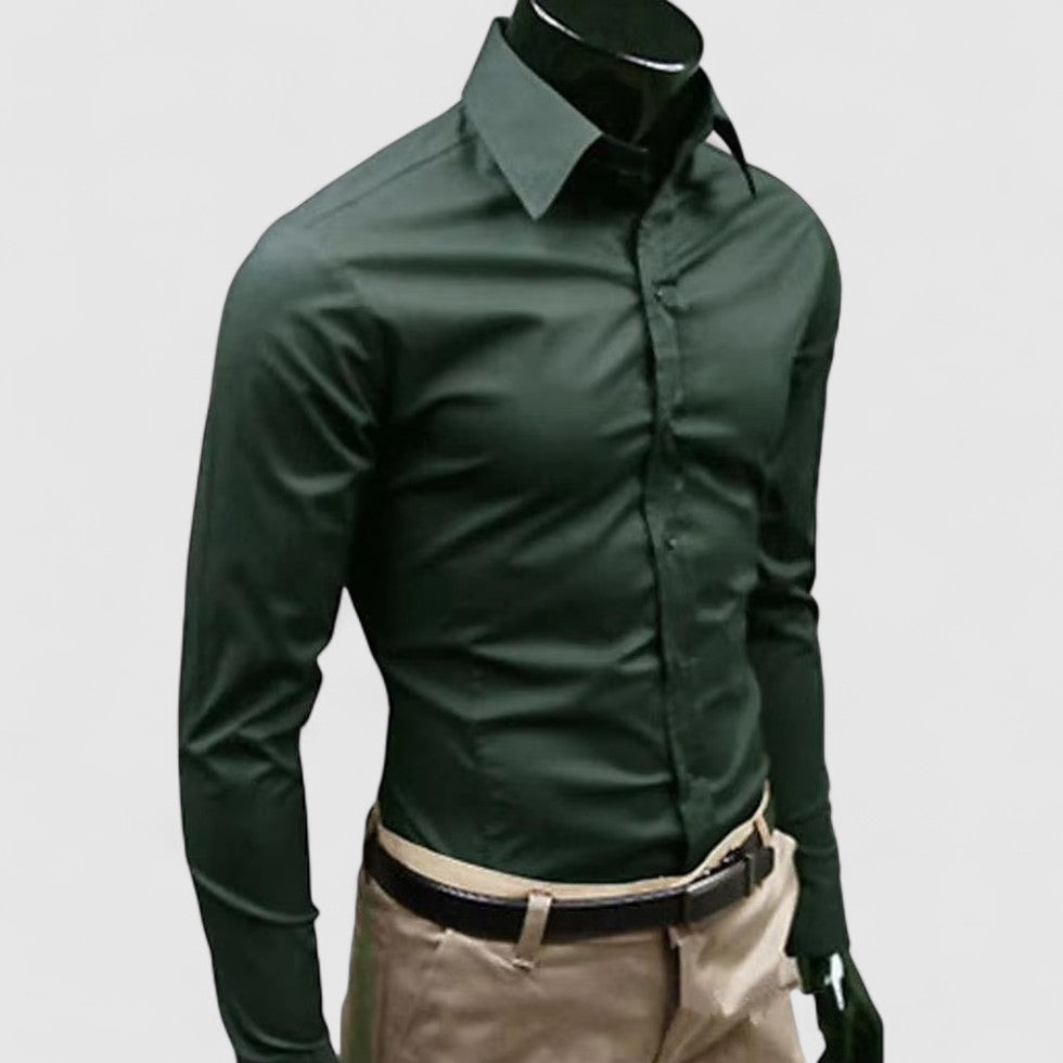 Slim Fit Businesshemd mit Stretchanteil