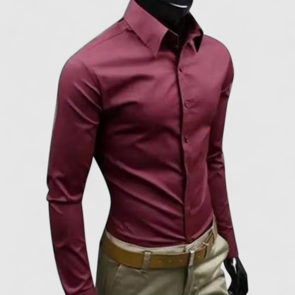 Slim Fit Businesshemd mit Stretchanteil