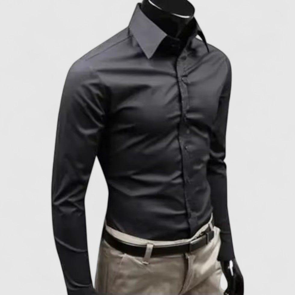 Slim Fit Businesshemd mit Stretchanteil