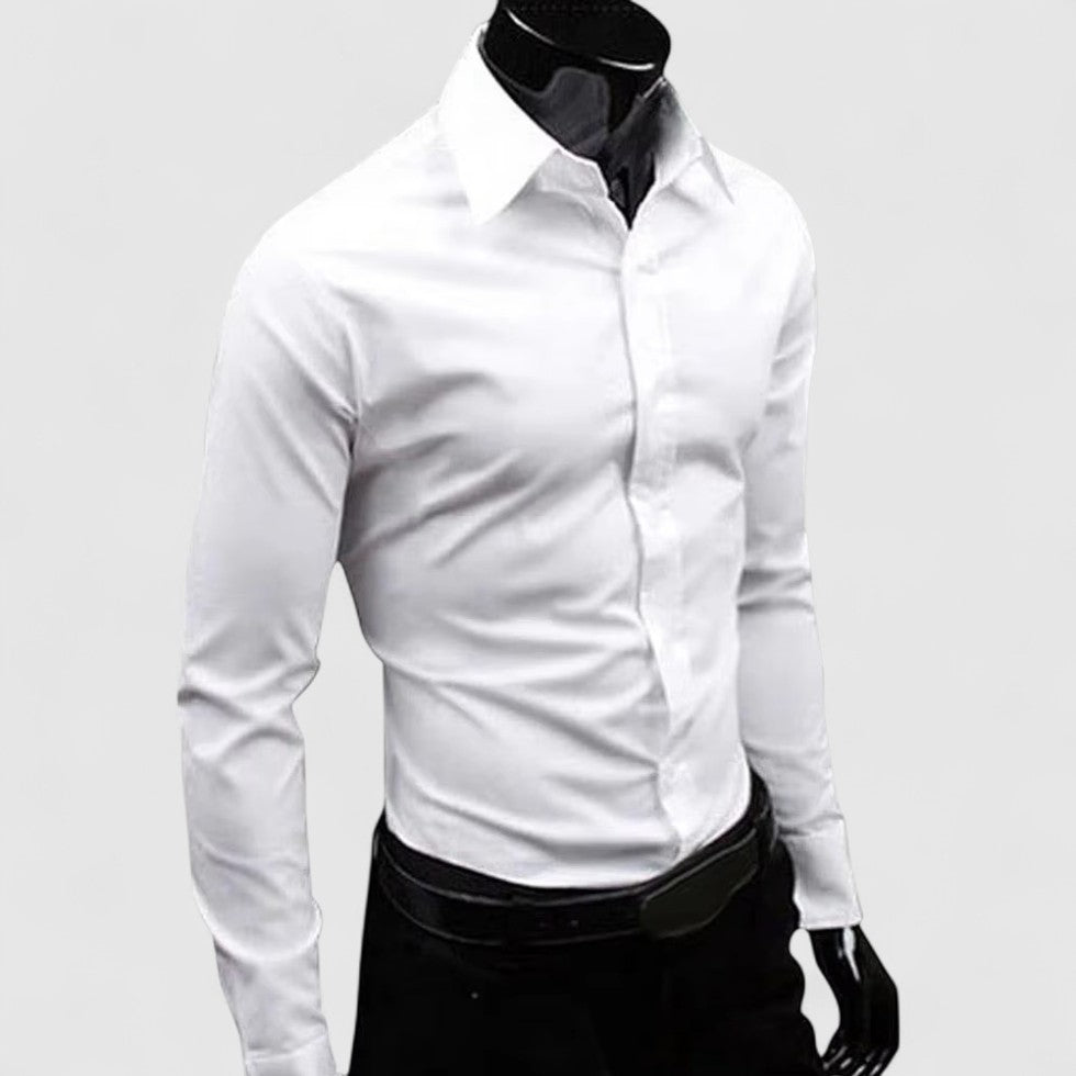 Slim Fit Businesshemd mit Stretchanteil