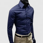 Slim Fit Businesshemd mit Stretchanteil