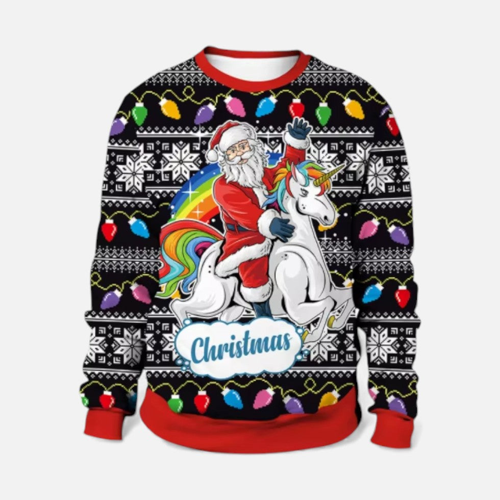 Weihnachtspullover Herren mit Festlichem Motiv