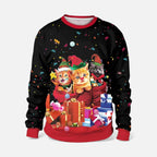 Weihnachtspullover Herren mit Festlichem Motiv