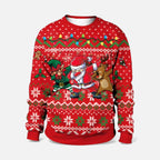 Weihnachtspullover Herren mit Festlichem Motiv