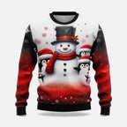 Weihnachtspullover Herren mit Winterlandschaft Motiv