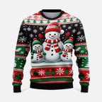 Weihnachtspullover Herren mit Winterlandschaft Motiv