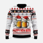 Weihnachtspullover Herren im Winterstil mit Motiv