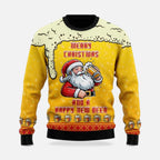 Weihnachtspullover Herren im Winterstil mit Motiv