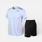 Herren Sport Set mit Kurzarmshirt und Trainingsshorts