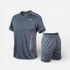 Herren Sport Set mit Kurzarmshirt und Trainingsshorts