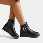 Damen Winterstiefeletten mit Fellfutter