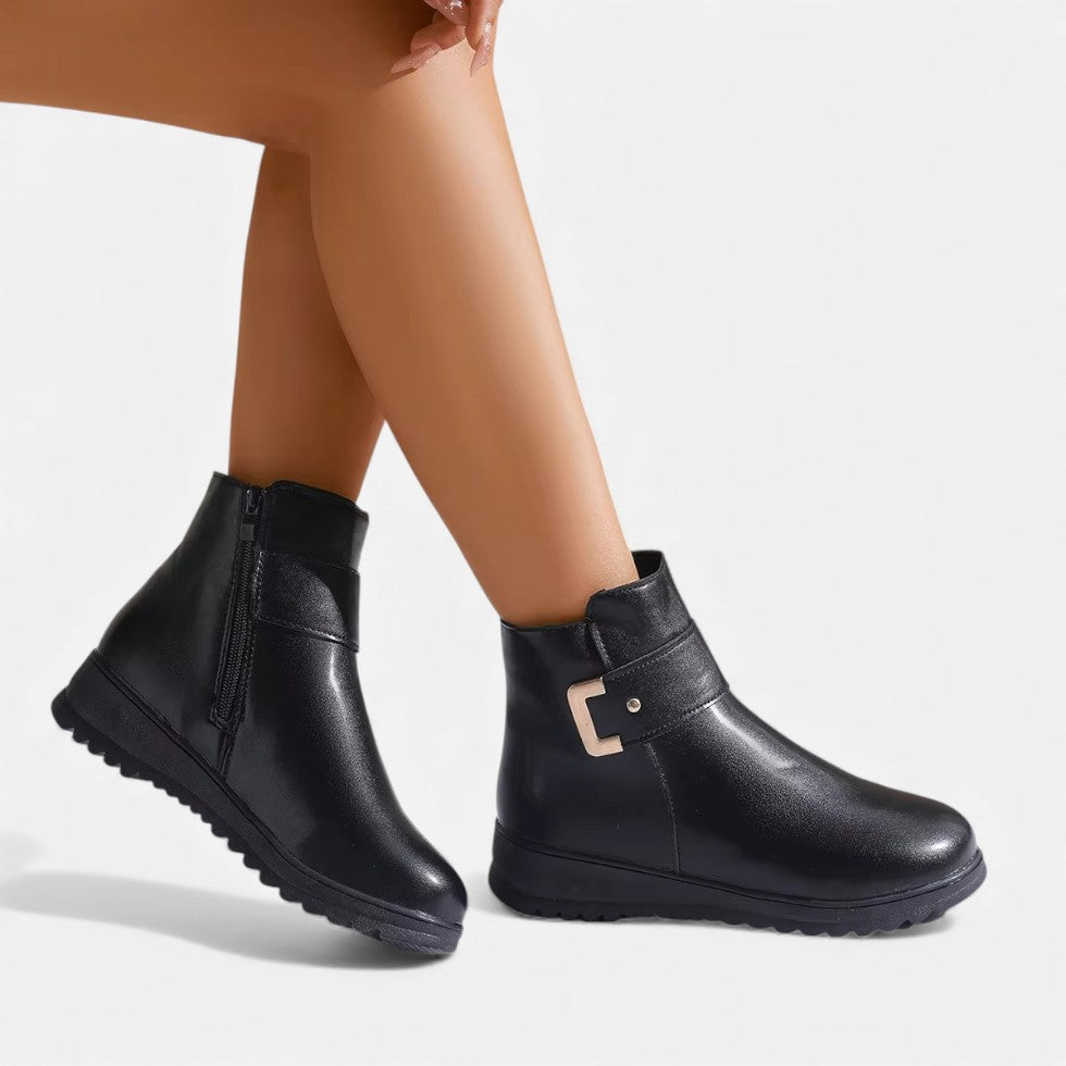 Damen Winterstiefeletten mit Fellfutter