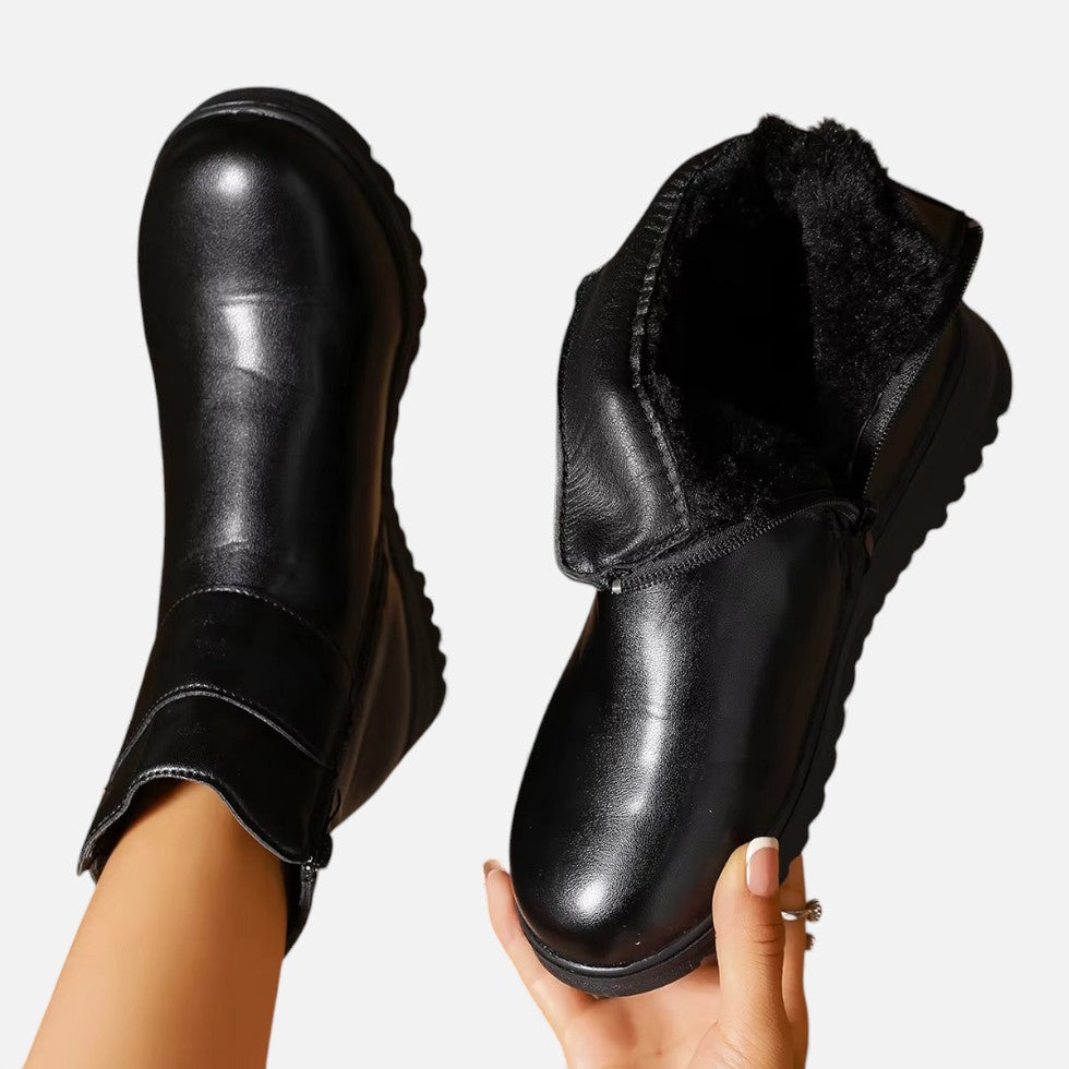 Damen Winterstiefeletten mit Fellfutter