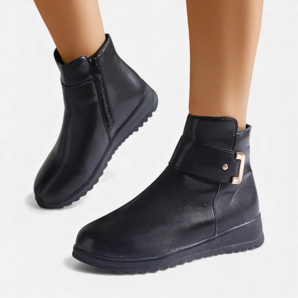 Damen Winterstiefeletten mit Fellfutter