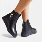 Damen Winterstiefeletten mit Fellfutter