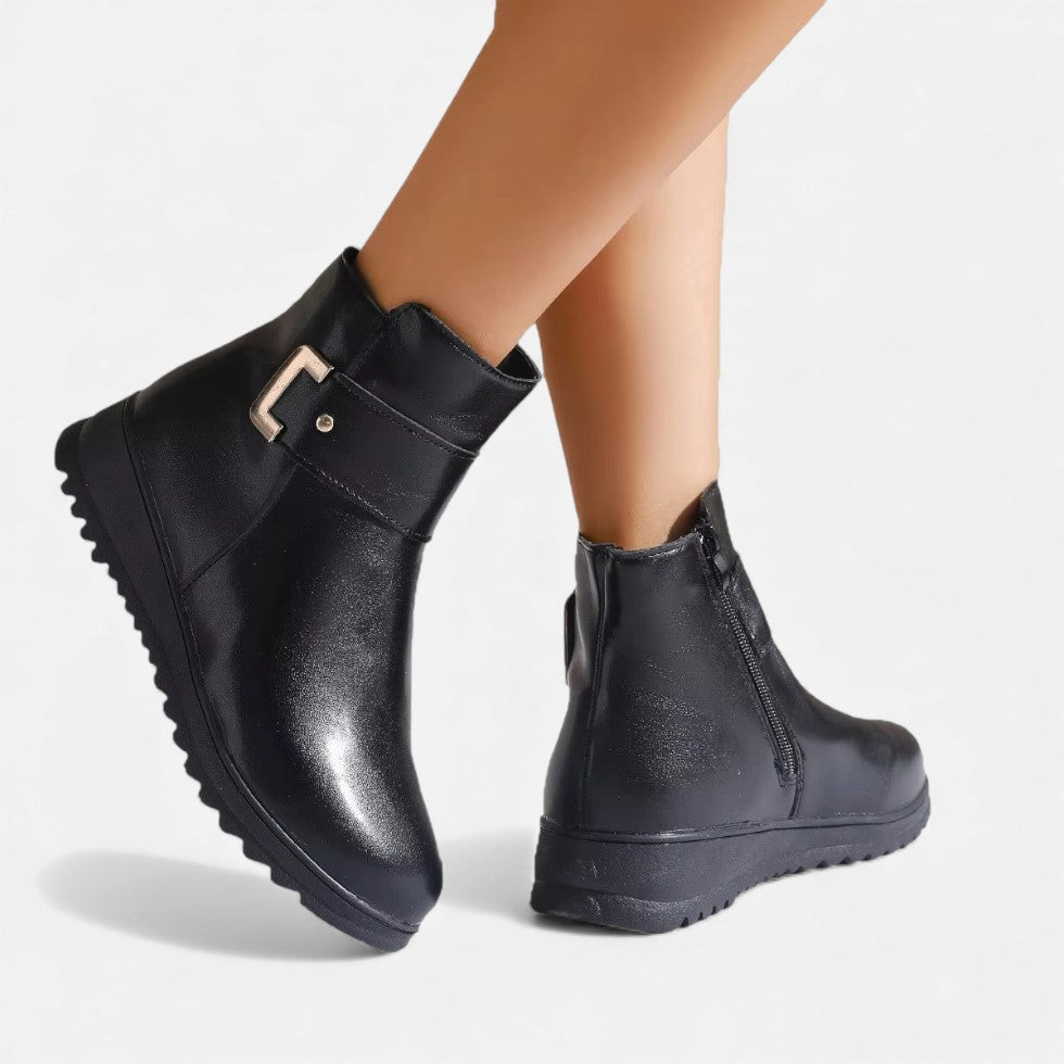 Damen Winterstiefeletten mit Fellfutter