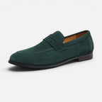 Penny Suede Old Money Loafer til mænd afslappet stil
