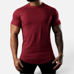 Herren Basic Fit T Shirt aus Baumwoll Stretch