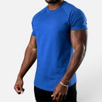 Herren Basic Fit T Shirt aus Baumwoll Stretch