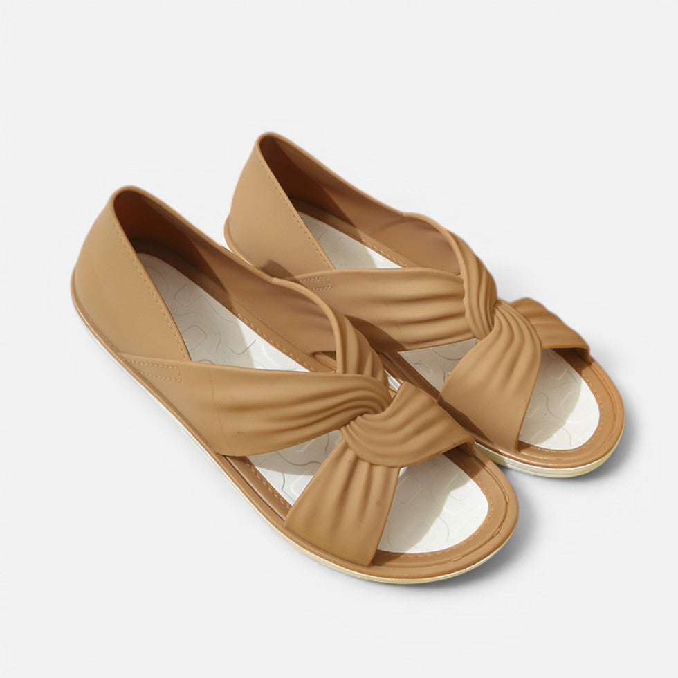 Damen Sandalen mit Knotendetail