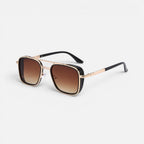 Square Sunglasses, Metal Frame, Gradient Lenses