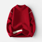 Herren Knitted Rollkragen Strickpullover