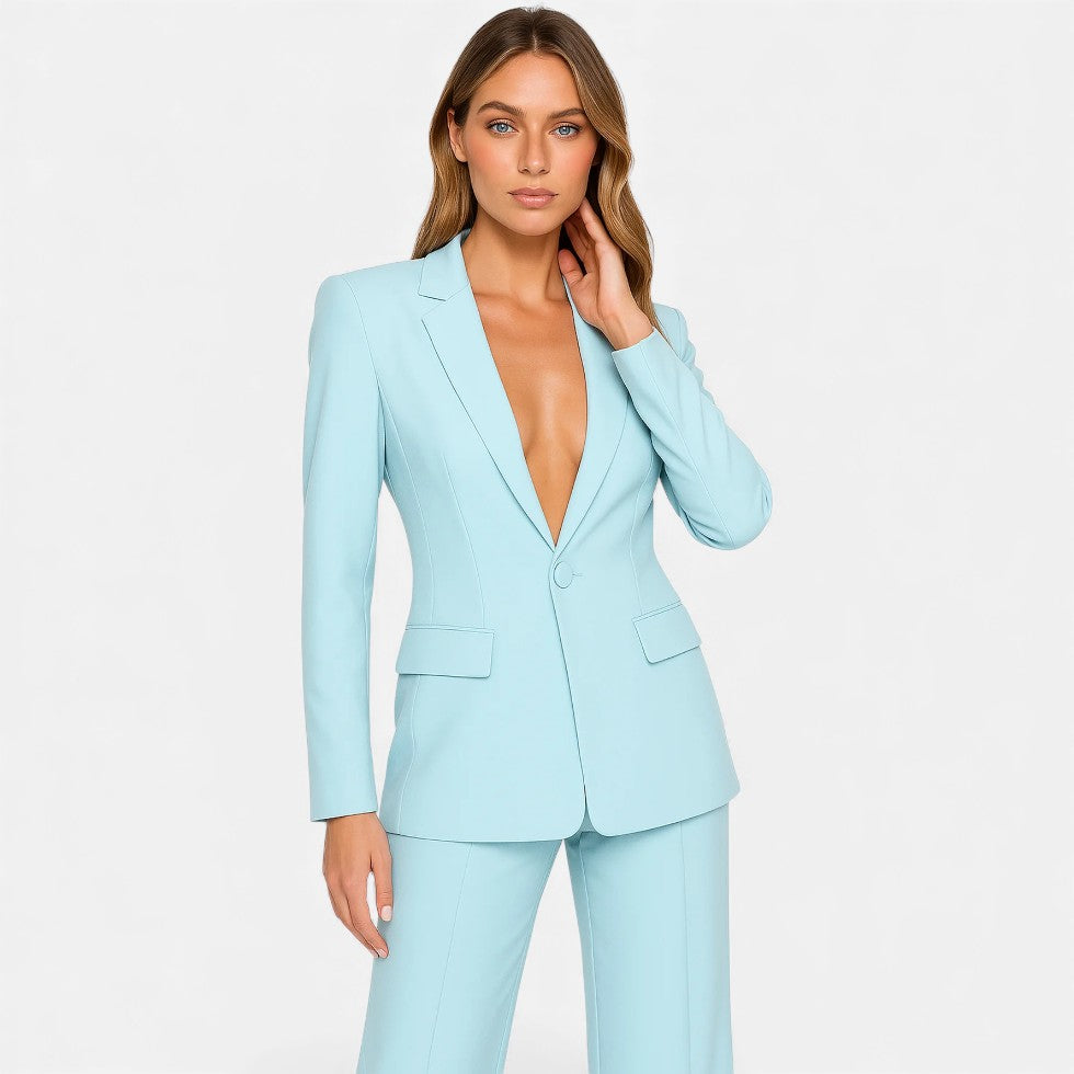 Eleganter Damen Hosenanzug mit Blazer