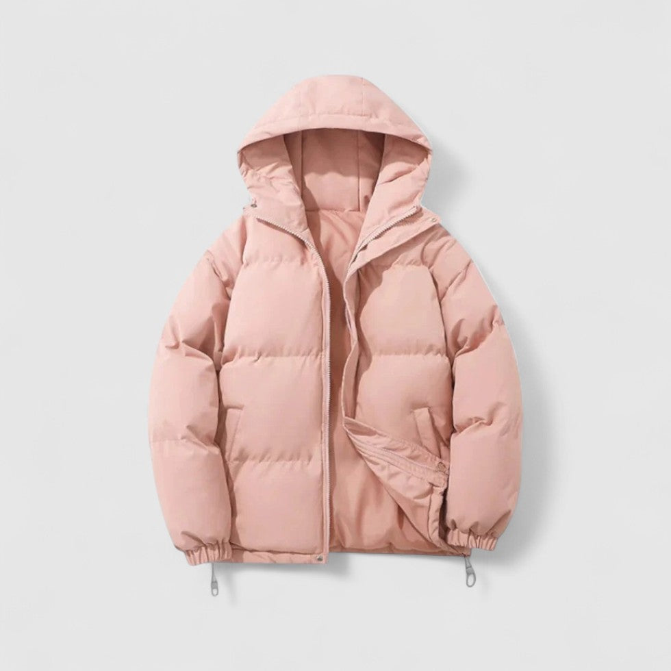 Herren Winterparka mit Kapuze Warm Gefütterte Jacke aus Baumwollmischung