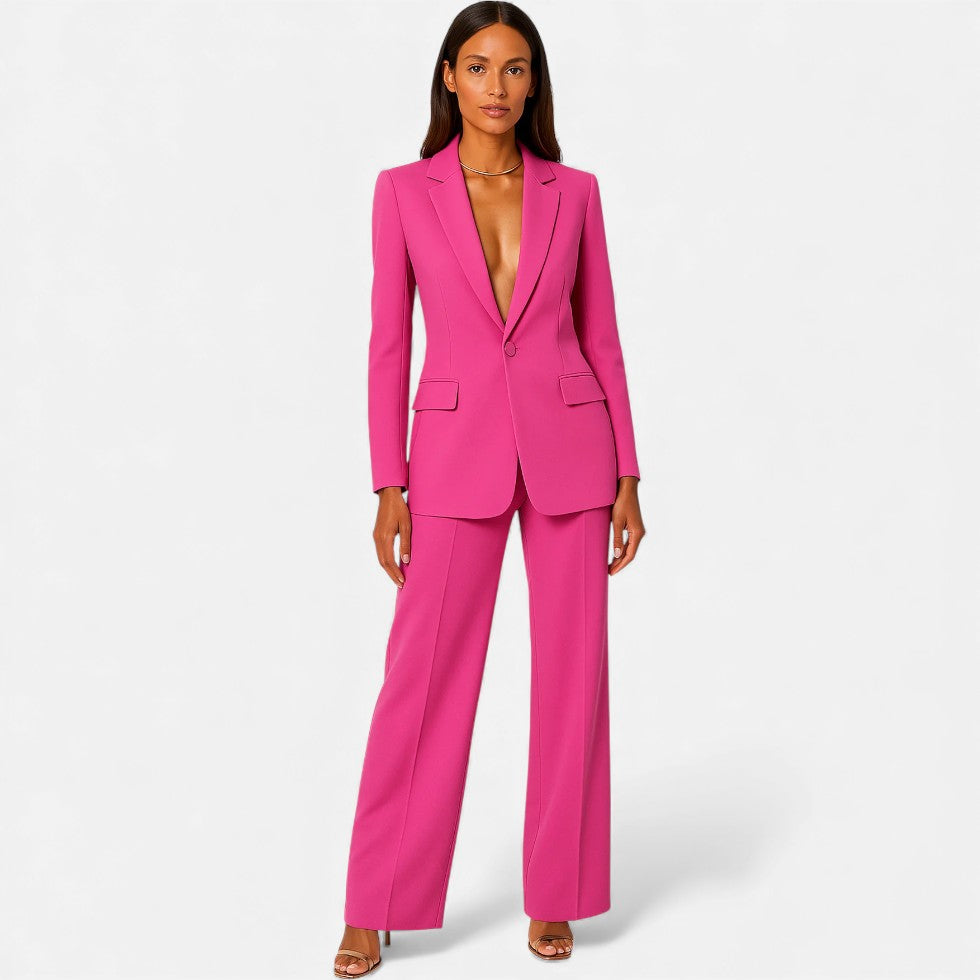 Eleganter Damen Hosenanzug mit Blazer