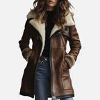 Damen Lammfellmantel mit Warmfutter