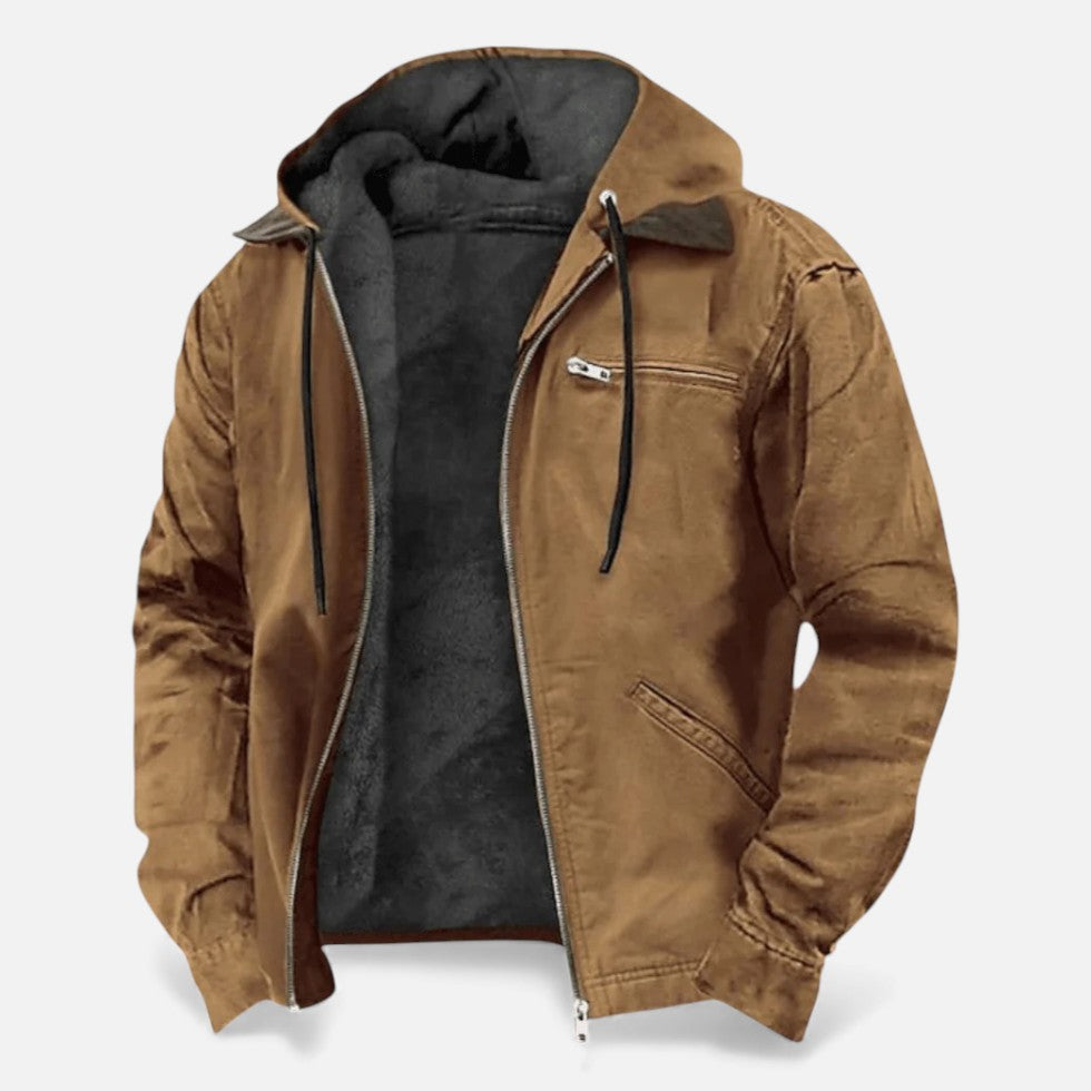 Herren Gefütterte Kapuzenjacke