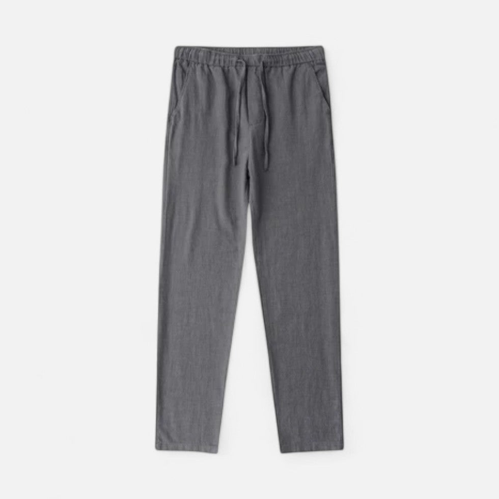 Herren Regular Fit Leinenhose Old Money Stil Hose
