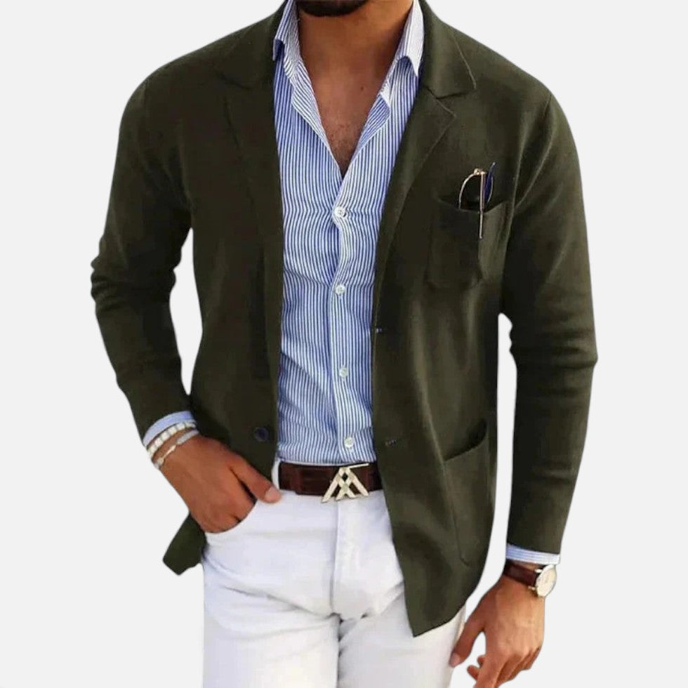 Herren Strickblazer mit Casual Passform