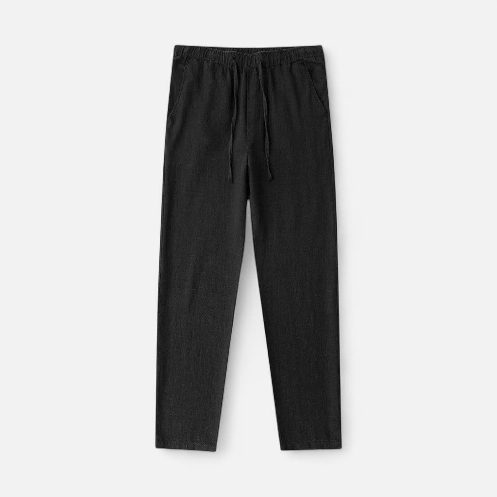 Herren Regular Fit Leinenhose Old Money Stil Hose