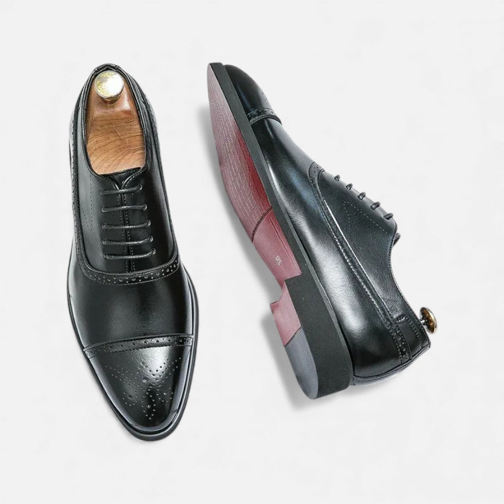 Herren Klassische Lederschnürschuhe