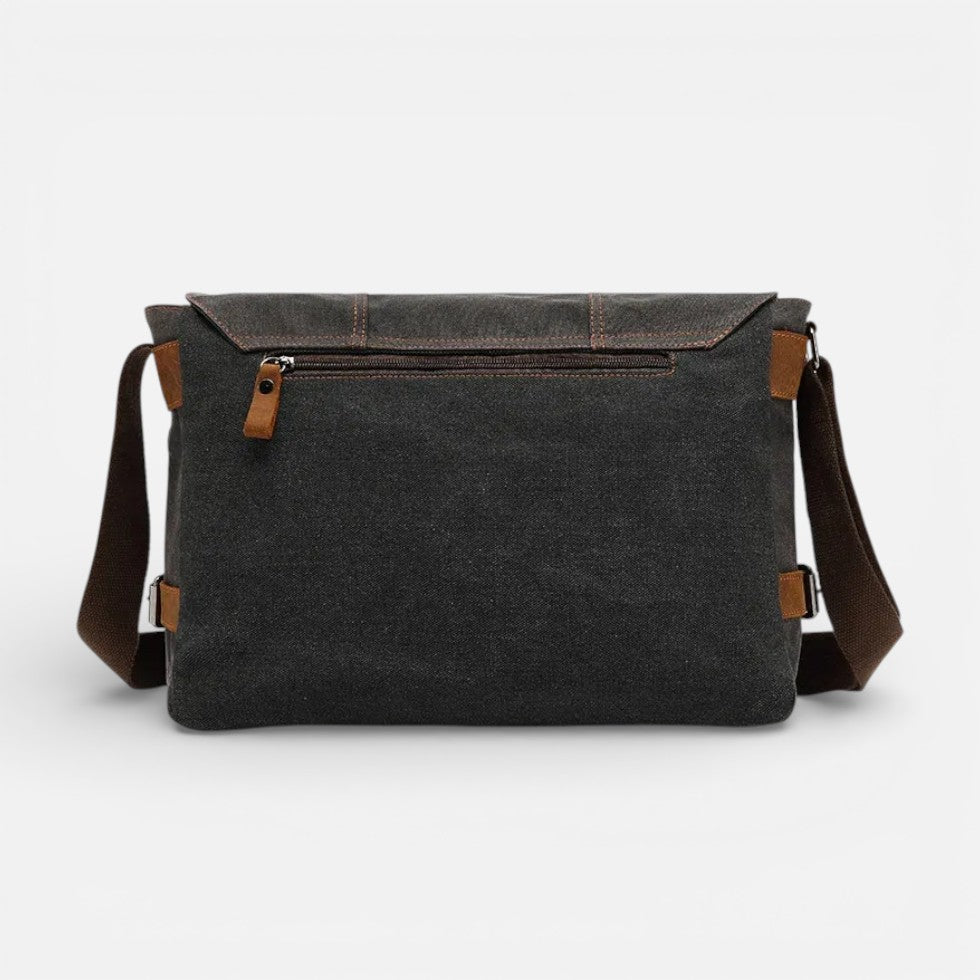 Umhängetasche mit Überschlag und Laptopfach