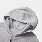 Herren Strick Hoodie mit Reißverschluss