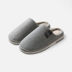 Padded slippers with soft insole