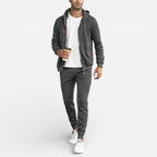 Herren Trainingsanzug mit Kapuzenjacke und Jogginghose