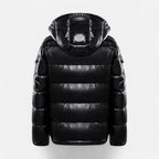 Steppjacke mit Kapuze und Reißverschluss für Herren