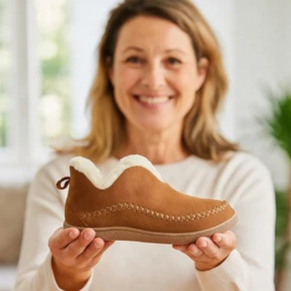 Damen Warmgefütterte Schuhe mit Weicher Sohle