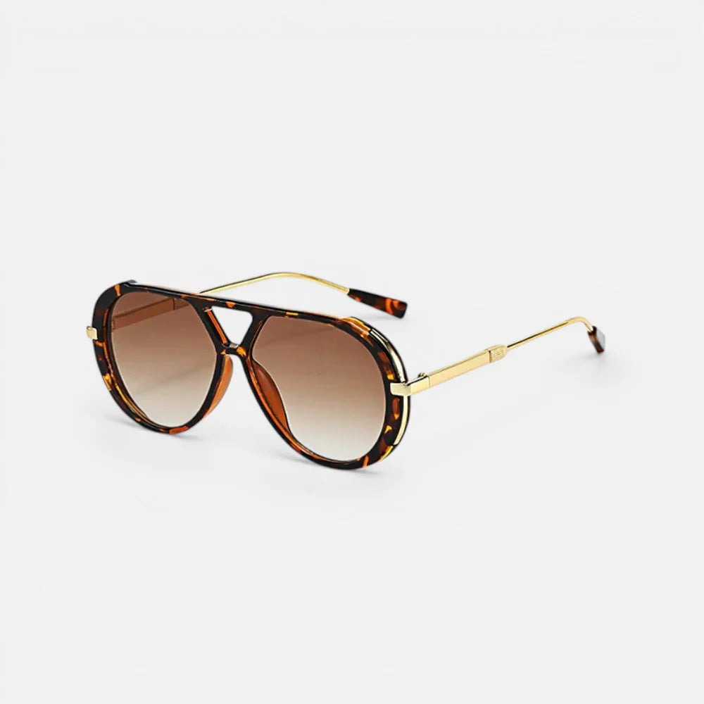 Piloten Sonnenbrille Metall Doppelsteg Verlaufsgläser