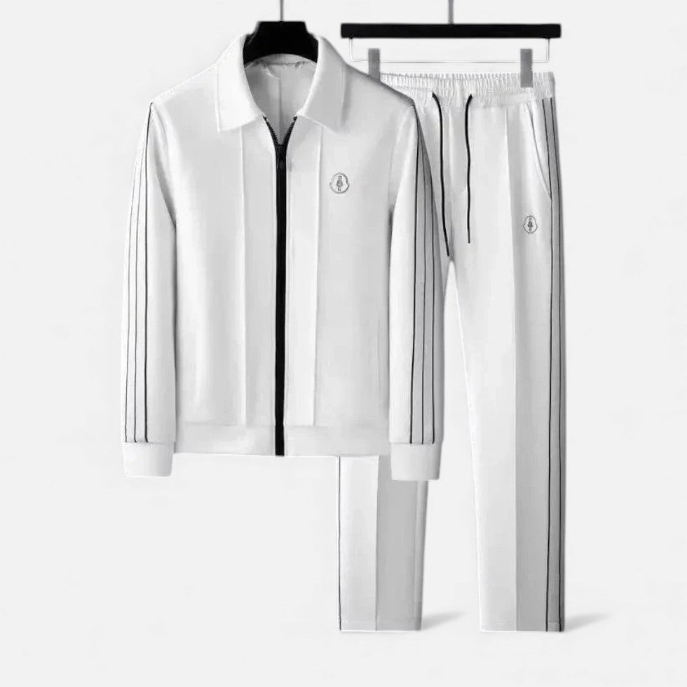 Herren Trainingsanzug mit modernem Streifenstil