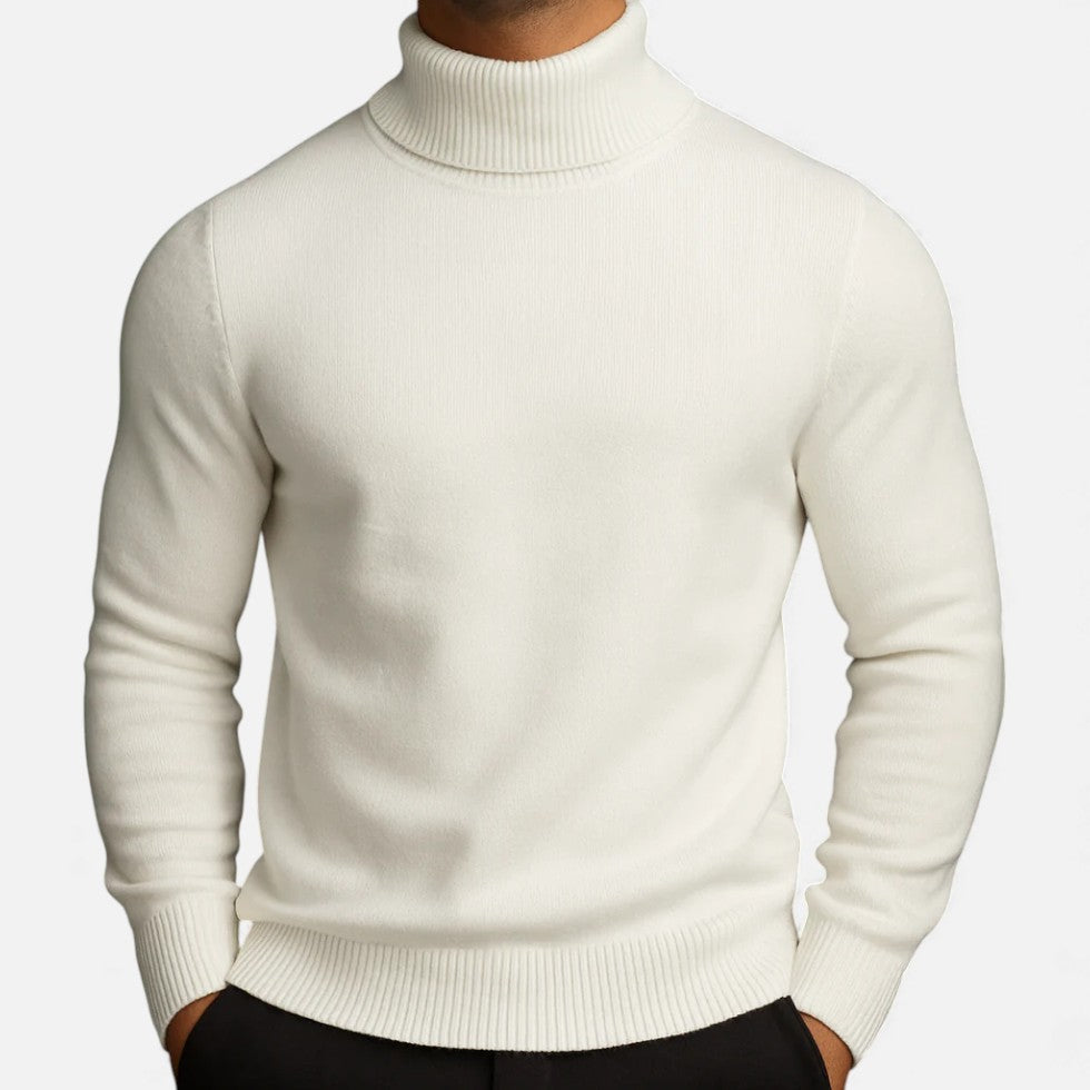 Herren Rollkragenpullover aus Wolle