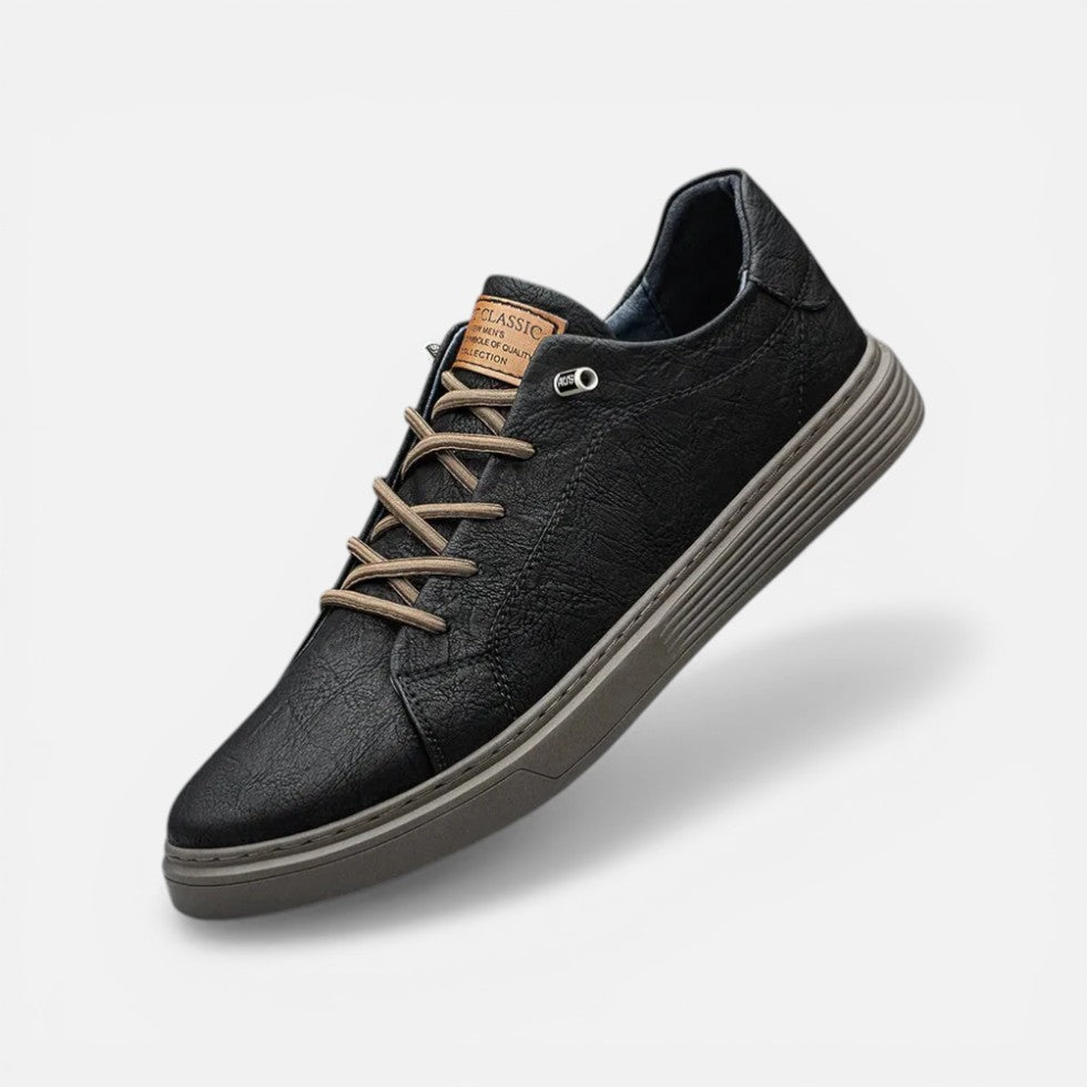 Herren Sneaker mit Schnürung und strukturierter Oberfläche